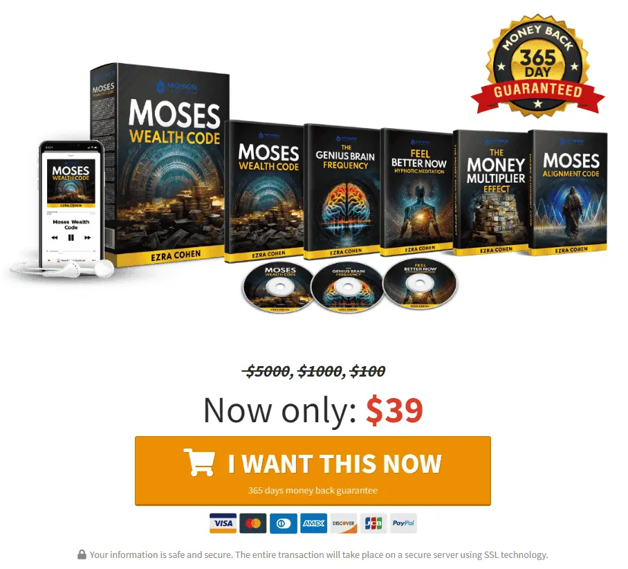 Moses Wealth Code Price